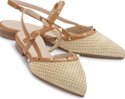 Sling|Sandalen|Horsch Schuhe Sling in Übergrößen Beige