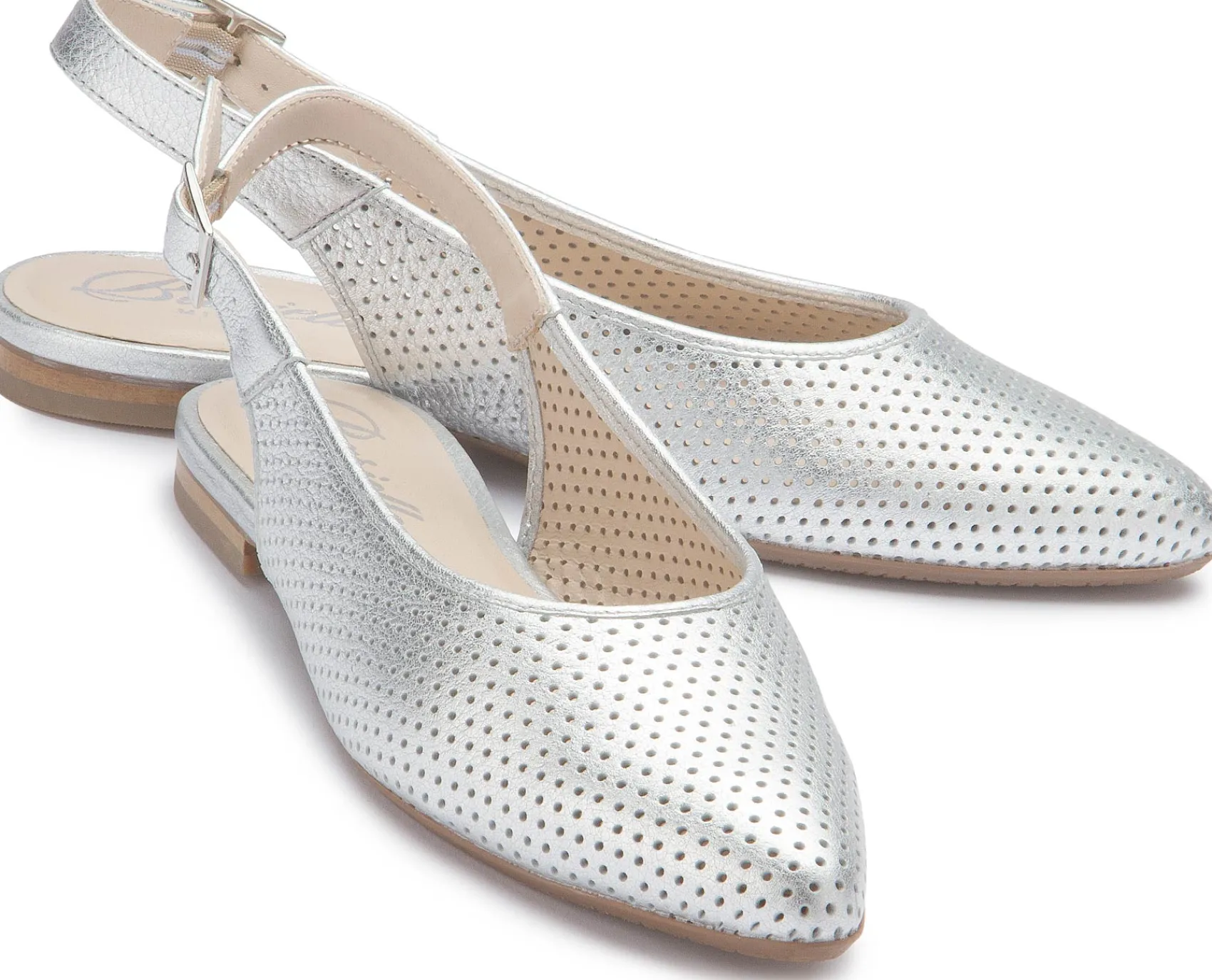 Sling|Horsch Schuhe Sling in Untergrößen Silber
