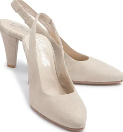 Sling|Pumps|Horsch Schuhe Sling in Untergrößen Beige