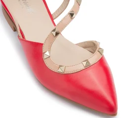 Sling|Sandalen|Horsch Schuhe Sling in Untergrößen Rot