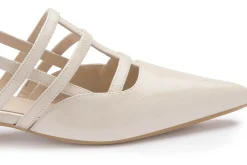 Sling|Sandalen|Horsch Schuhe Sling Pumps in Übergrößen Weiß