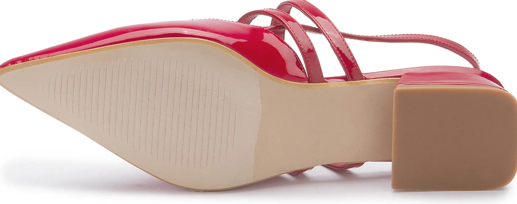 Sling|Sandalen|Horsch Schuhe Sling Pumps in Übergrößen Rot