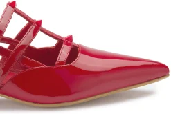 Sling|Sandalen|Horsch Schuhe Sling Pumps in Übergrößen Rot