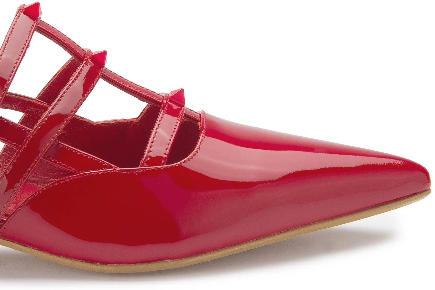 Sling|Sandalen|Horsch Schuhe Sling Pumps in Übergrößen Rot