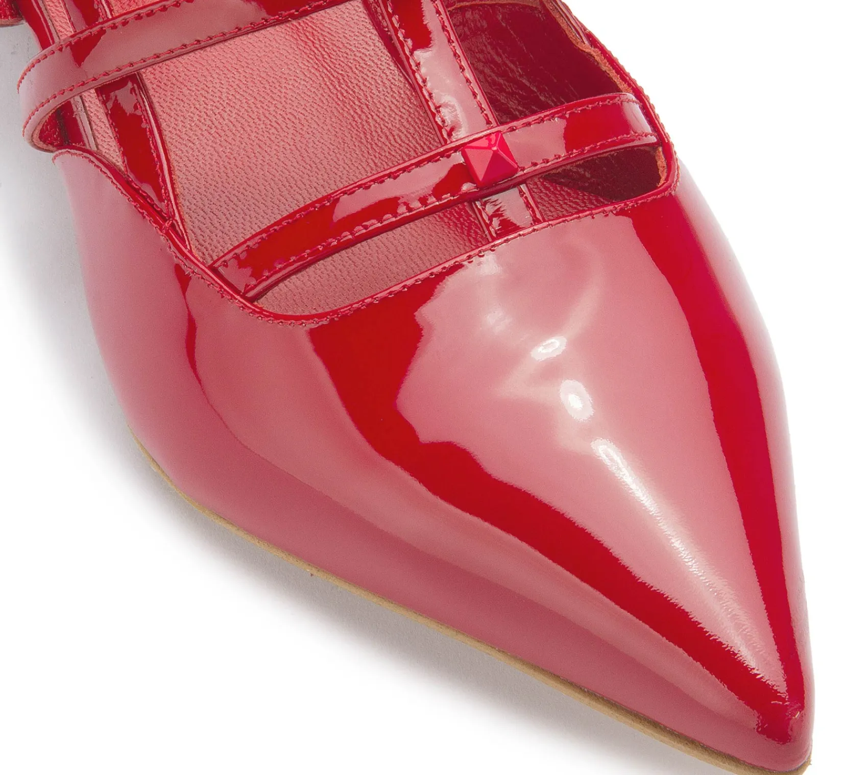 Sling|Sandalen|Horsch Schuhe Sling Pumps in Übergrößen Rot