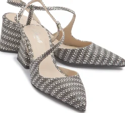 Sling|Pumps|Horsch Schuhe Sling Pumps in Übergrößen Weiß