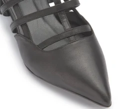 Sling|Sandalen|Horsch Schuhe Sling Pumps in Übergrößen Schwarz
