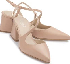 Sling|Pumps|Horsch Schuhe Sling Pumps in Untergrößen Beige