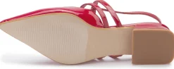 Sling|Sandalen|Horsch Schuhe Sling Pumps in Untergrößen Rot