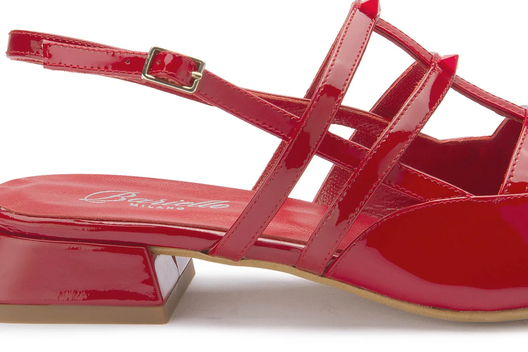 Sling|Sandalen|Horsch Schuhe Sling Pumps in Untergrößen Rot