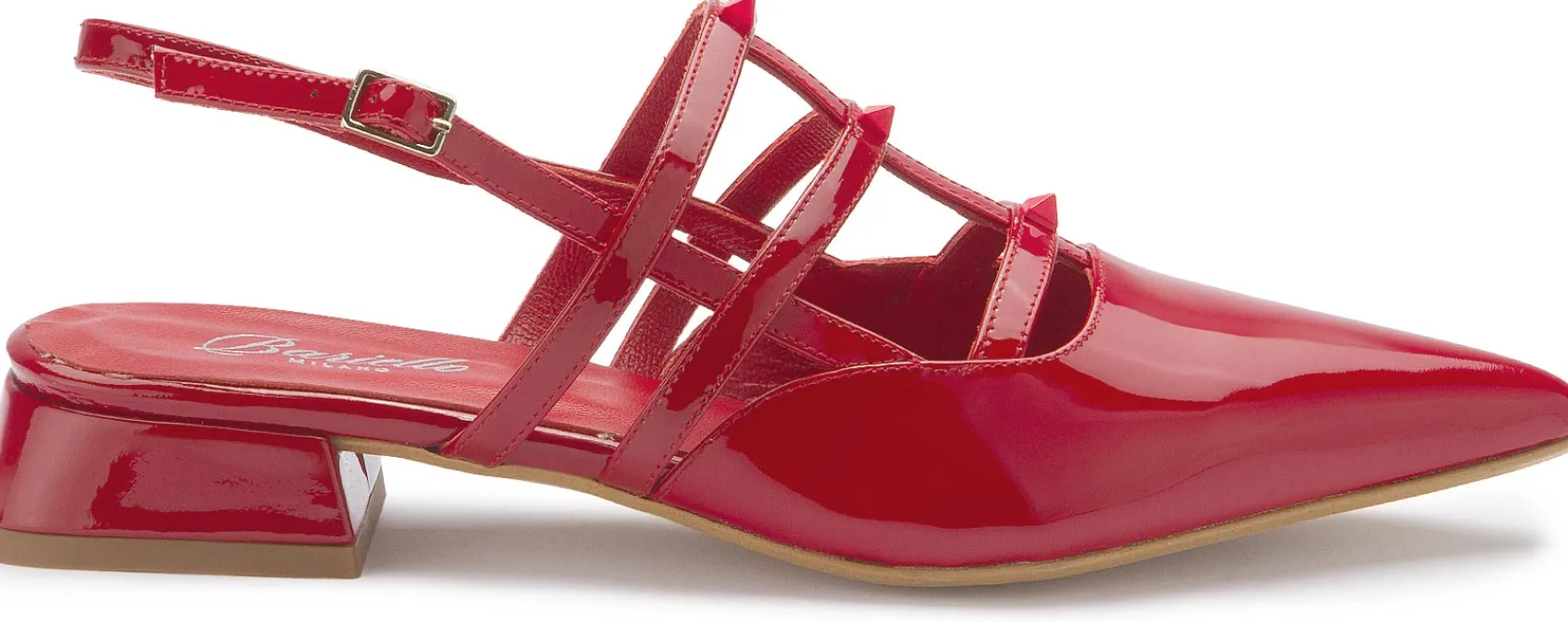Sling|Sandalen|Horsch Schuhe Sling Pumps in Untergrößen Rot