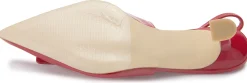Sling|Sandalen|Horsch Schuhe Sling-Pumps in Übergrößen Rot