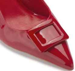 Sling|Sandalen|Horsch Schuhe Sling-Pumps in Übergrößen Rot