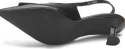Sling|Sandalen|Horsch Schuhe Sling-Pumps in Übergrößen Schwarz