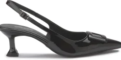 Sling|Sandalen|Horsch Schuhe Sling-Pumps in Übergrößen Schwarz