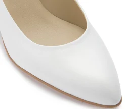 Sling|Pumps|Horsch Schuhe Sling-Pumps in Übergrößen Weiß