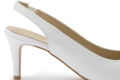 Sling|Pumps|Horsch Schuhe Sling-Pumps in Übergrößen Weiß