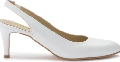 Sling|Pumps|Horsch Schuhe Sling-Pumps in Übergrößen Weiß