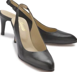 Sling|Pumps|Horsch Schuhe Sling-Pumps in Übergrößen Schwarz