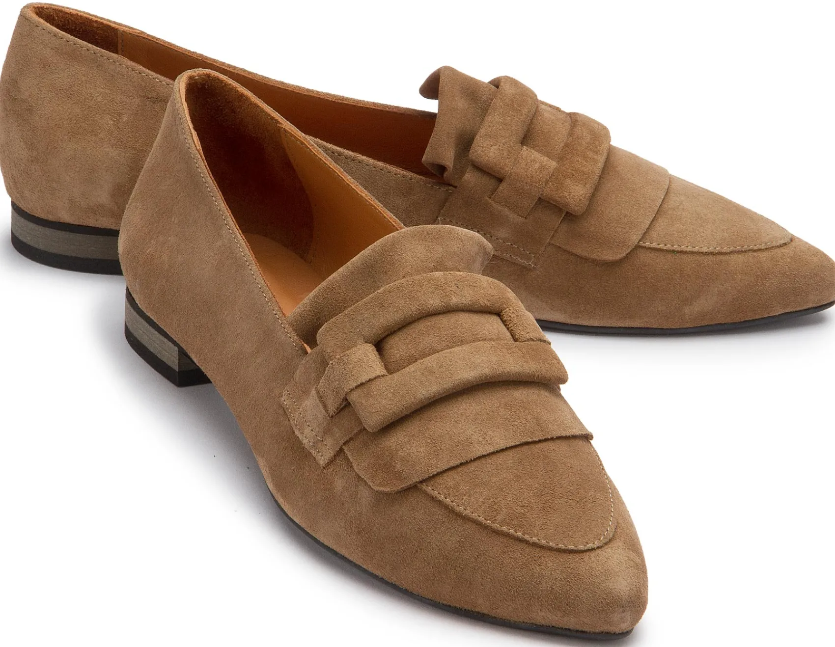 Slipper|Horsch Schuhe Slipper in Übergrößen Braun