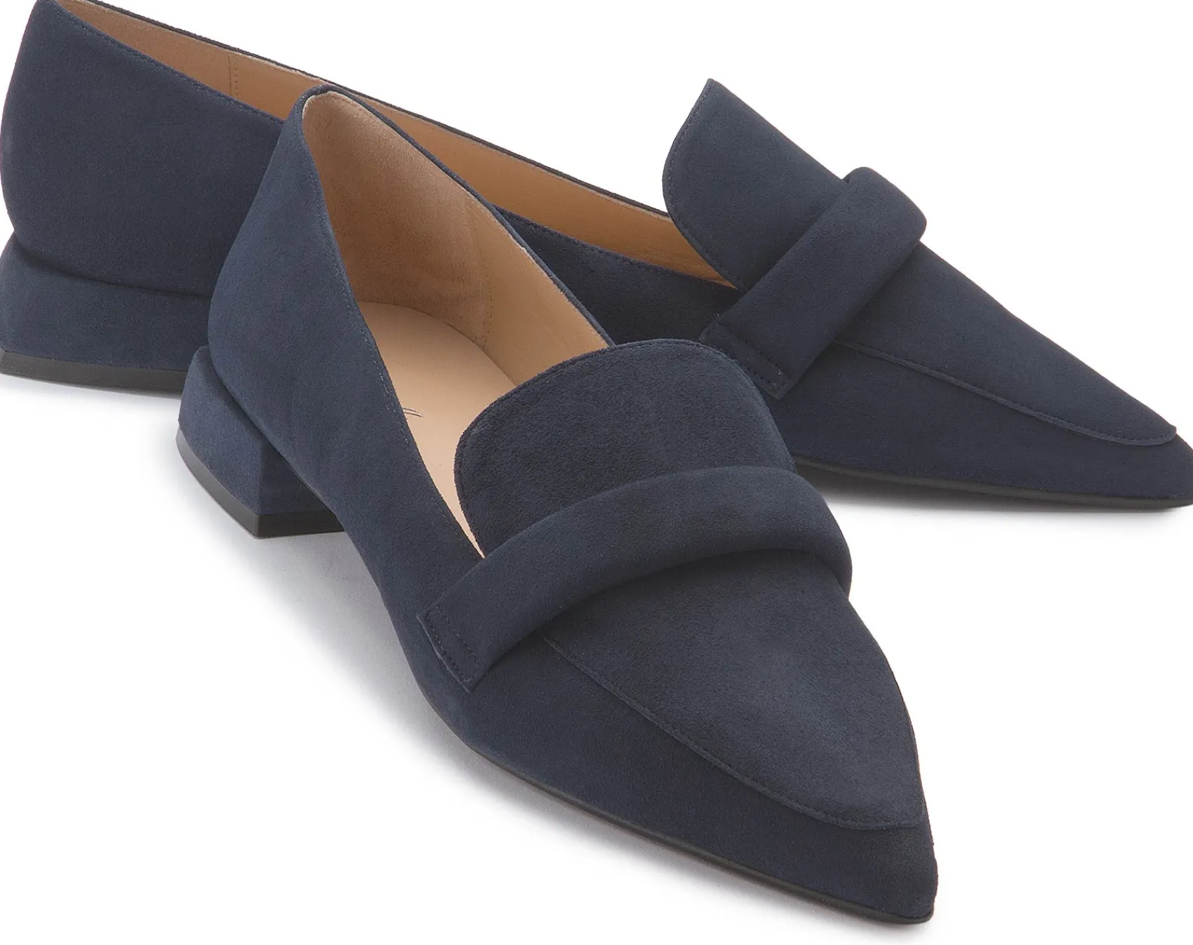 Slipper|Horsch Schuhe Slipper in Übergrößen Blau
