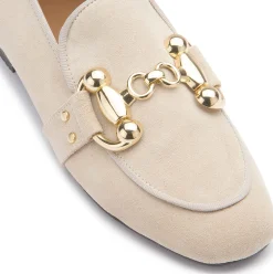 Slipper|Horsch Schuhe Slipper in Übergrößen Beige