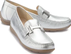 Slipper|Gabor Slipper in Übergrößen Silber