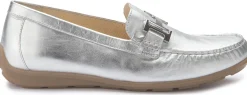Slipper|Gabor Slipper in Übergrößen Silber
