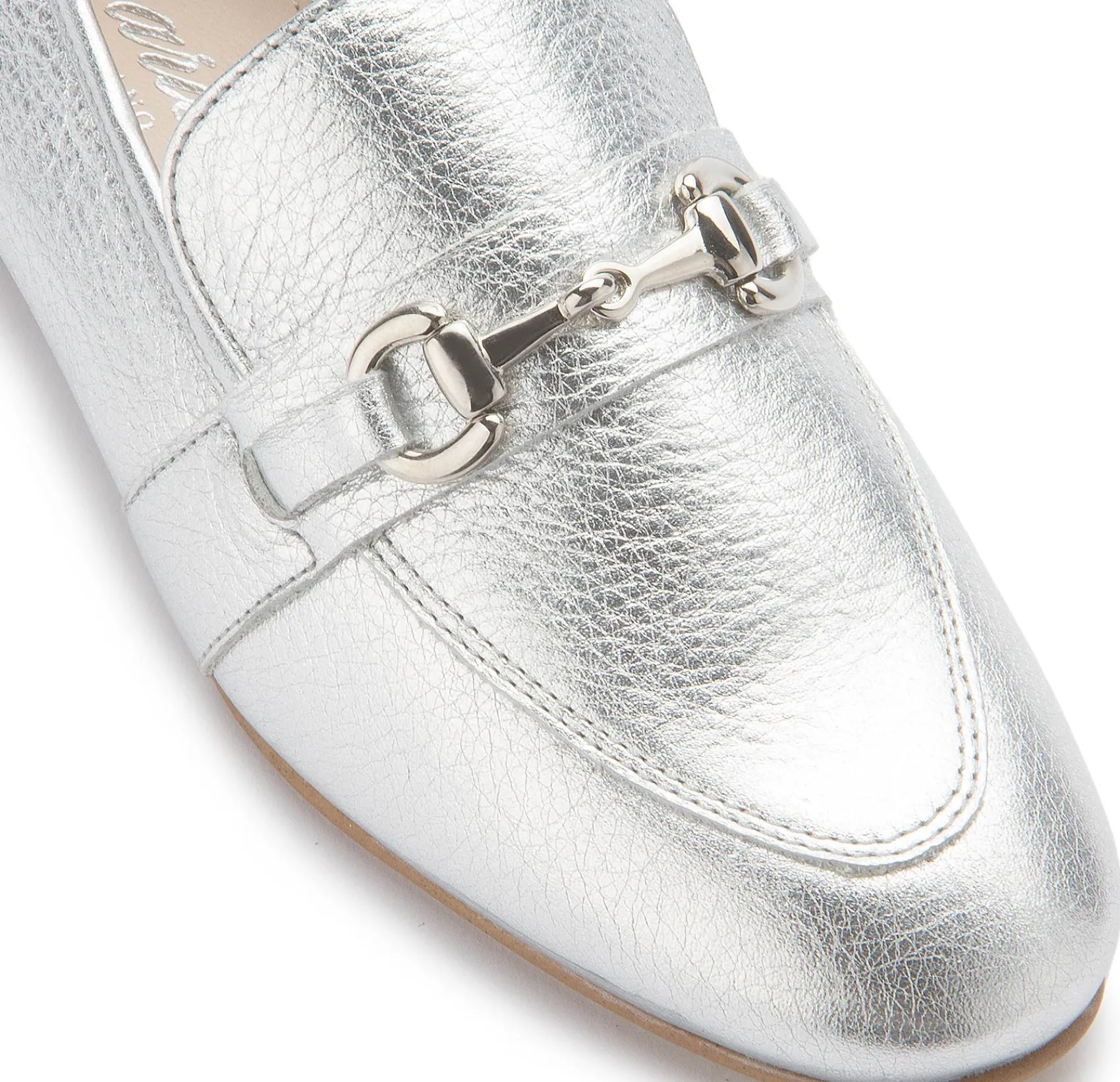 Slipper|Horsch Schuhe Slipper in Übergrößen Silber