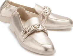 Slipper|Gabor Slipper in Übergrößen Gold