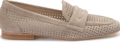 Slipper|Horsch Schuhe Slipper in Übergrößen Beige