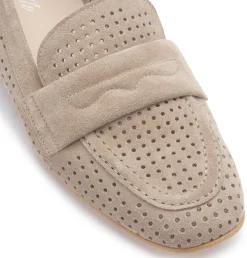 Slipper|Horsch Schuhe Slipper in Übergrößen Beige