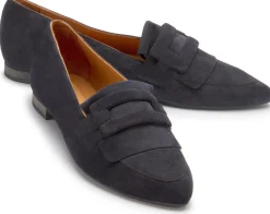 Slipper|Horsch Schuhe Slipper in Übergrößen Blau