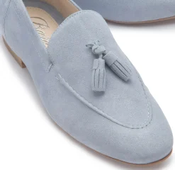Slipper|Horsch Schuhe Slipper in Übergrößen Blau