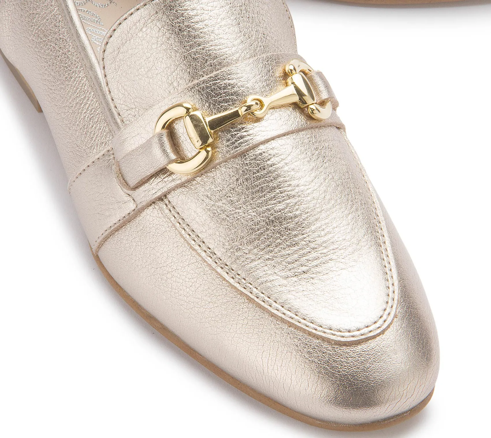 Slipper|Horsch Schuhe Slipper in Übergrößen Gold