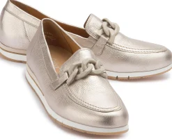 Slipper|Gabor Slipper in Übergrößen Gold