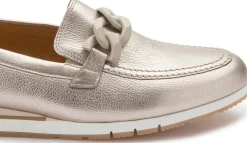 Slipper|Gabor Slipper in Übergrößen Gold