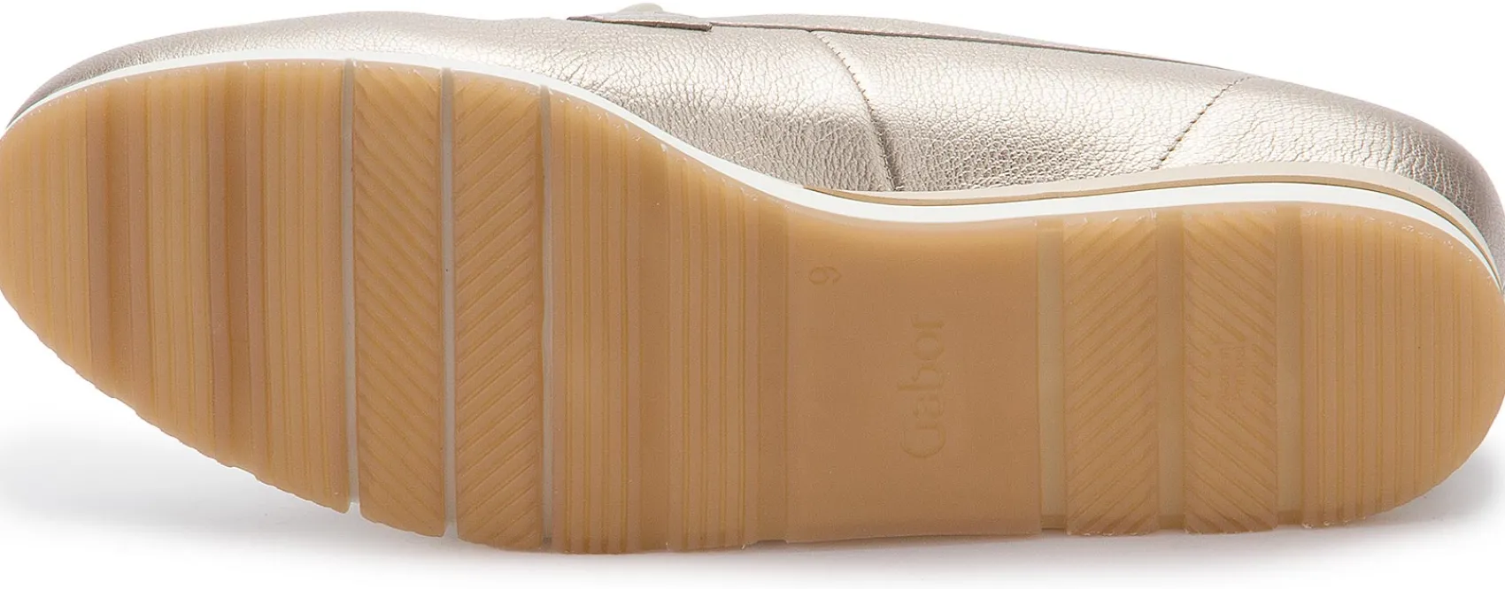 Slipper|Gabor Slipper in Übergrößen Gold