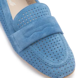 Slipper|Horsch Schuhe Slipper in Übergrößen Blau