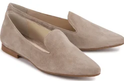 Slipper|Horsch Schuhe Slipper in Übergrößen Beige