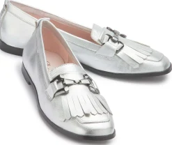 Slipper|Horsch Schuhe Slipper in Übergrößen Silber