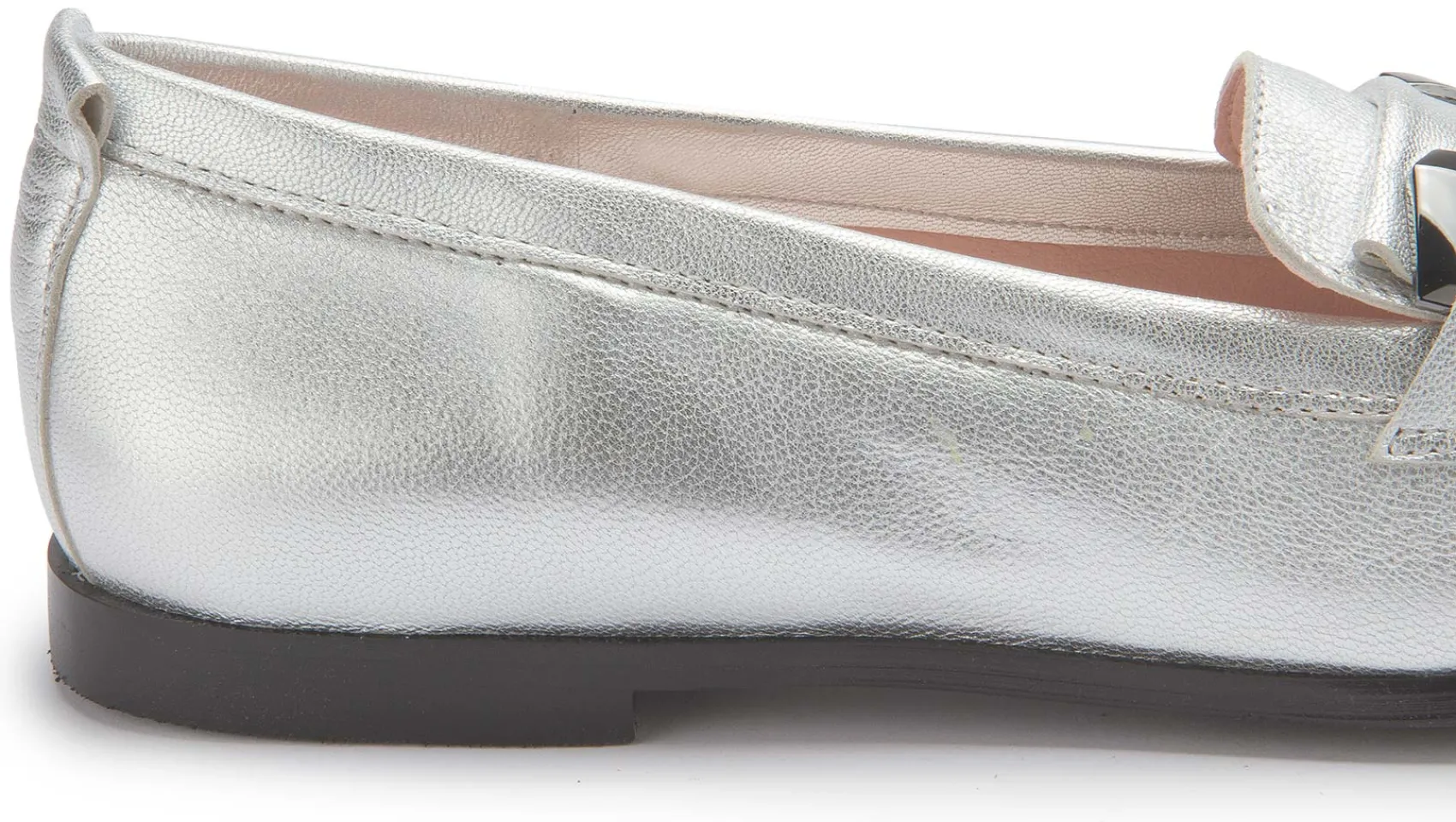 Slipper|Horsch Schuhe Slipper in Übergrößen Silber
