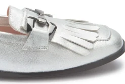 Slipper|Horsch Schuhe Slipper in Übergrößen Silber