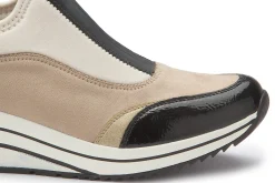 Sneaker|Slipper|Remonte Slipper in Übergrößen Beige