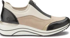 Sneaker|Slipper|Remonte Slipper in Übergrößen Beige