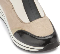 Sneaker|Slipper|Remonte Slipper in Übergrößen Beige