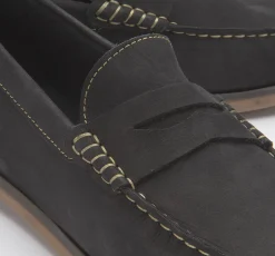 Slipper|Horsch Schuhe Slipper in Übergrößen Blau