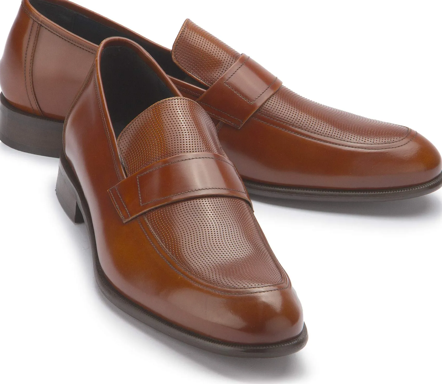 Slipper|Business-Schuhe|Horsch Schuhe Slipper in Übergrößen Braun