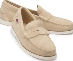 Slipper|Horsch Schuhe Slipper in Übergrößen Beige