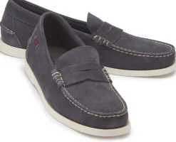 Slipper|Horsch Schuhe Slipper in Übergrößen Blau